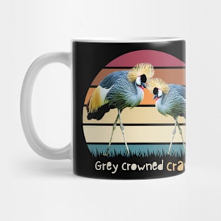 Grey crowned crane Mug